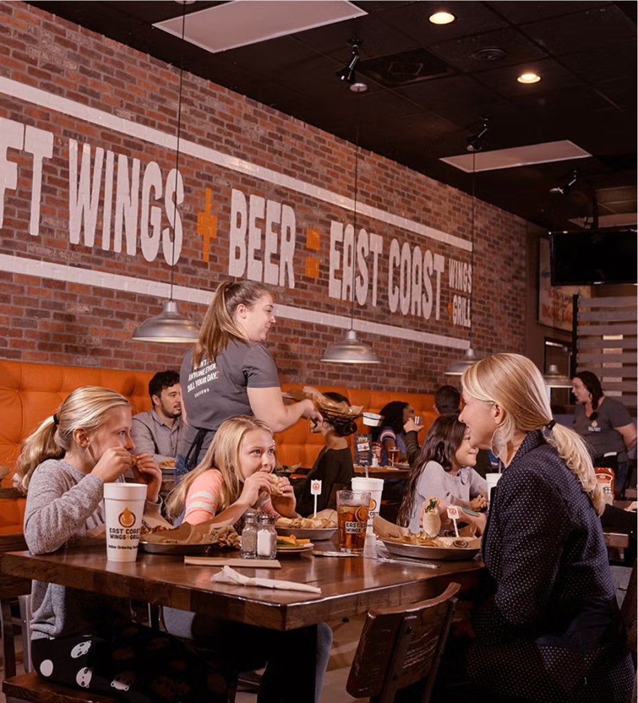 East coast wings restaurant 