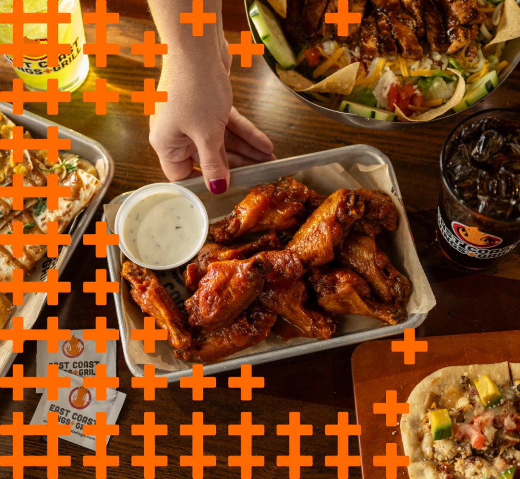 East coast wings food