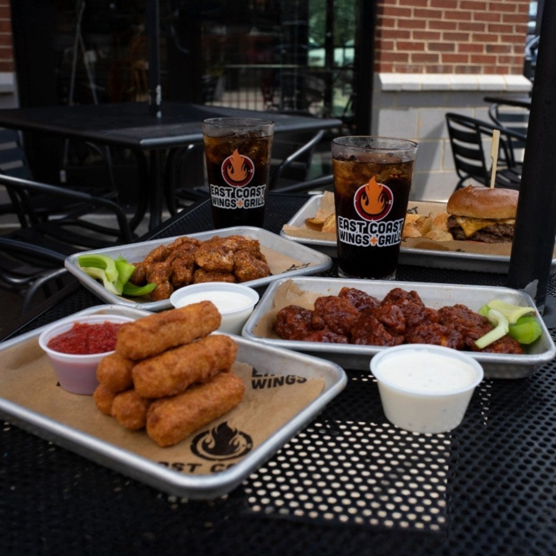 lunch special on a patio